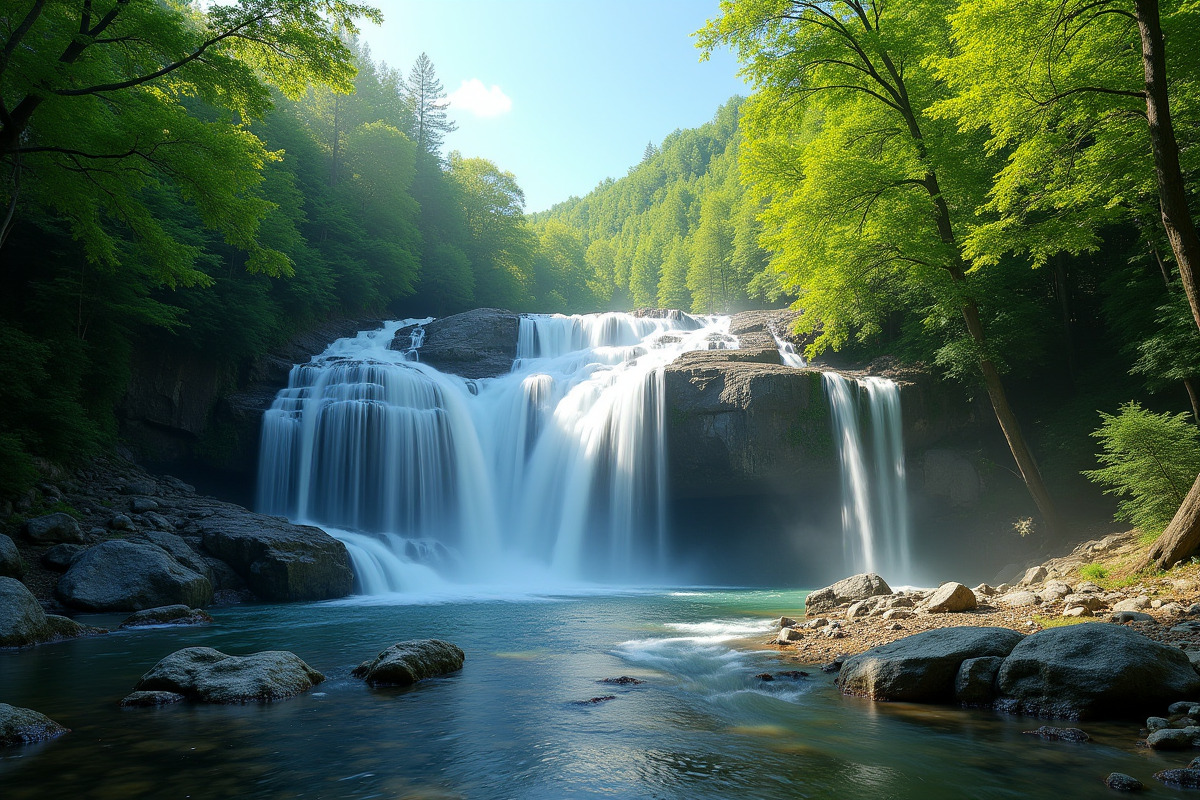 cascade du hérisson randonnée nature sauvage jura