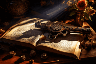 Illustration du principe du Fusil de Tchekhov en littérature
